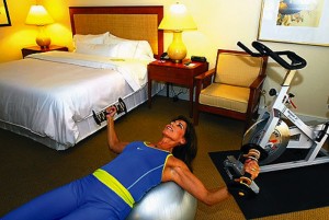 hotel room workout