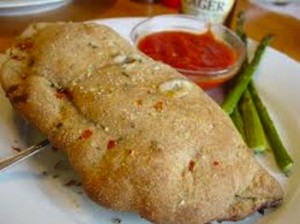 whole wheat calzone