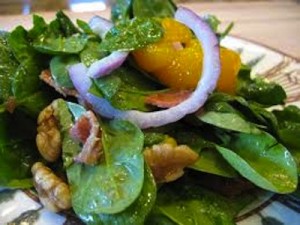 citrus spinach salad