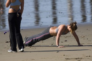 beach workout