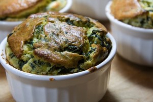 spinach mushroom souffle