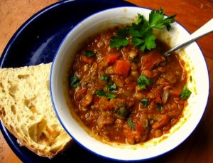 lentil and sausage soup