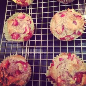 strawberry muffins